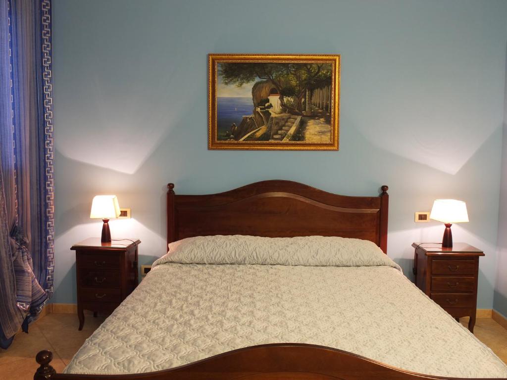 Villa Musica - Camera da letto con arredi tradizionali salentini - 57