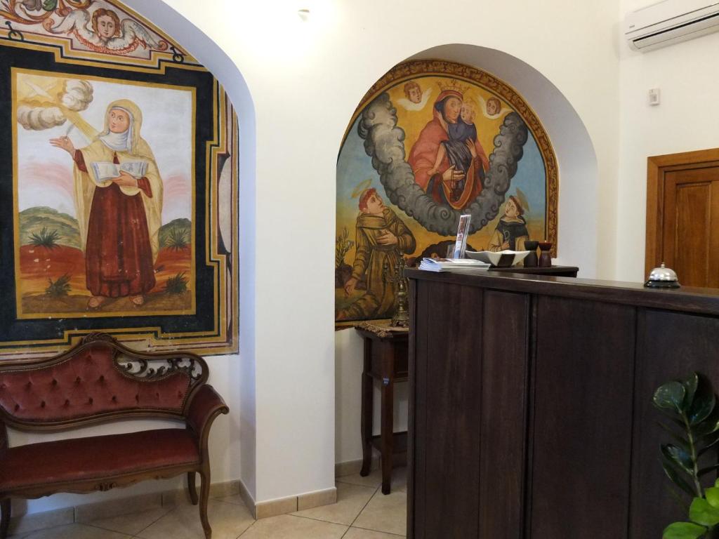Interni di Villa Musica - affresco originale del XVII secolo